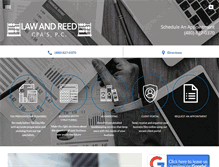 Tablet Screenshot of lawreed.com